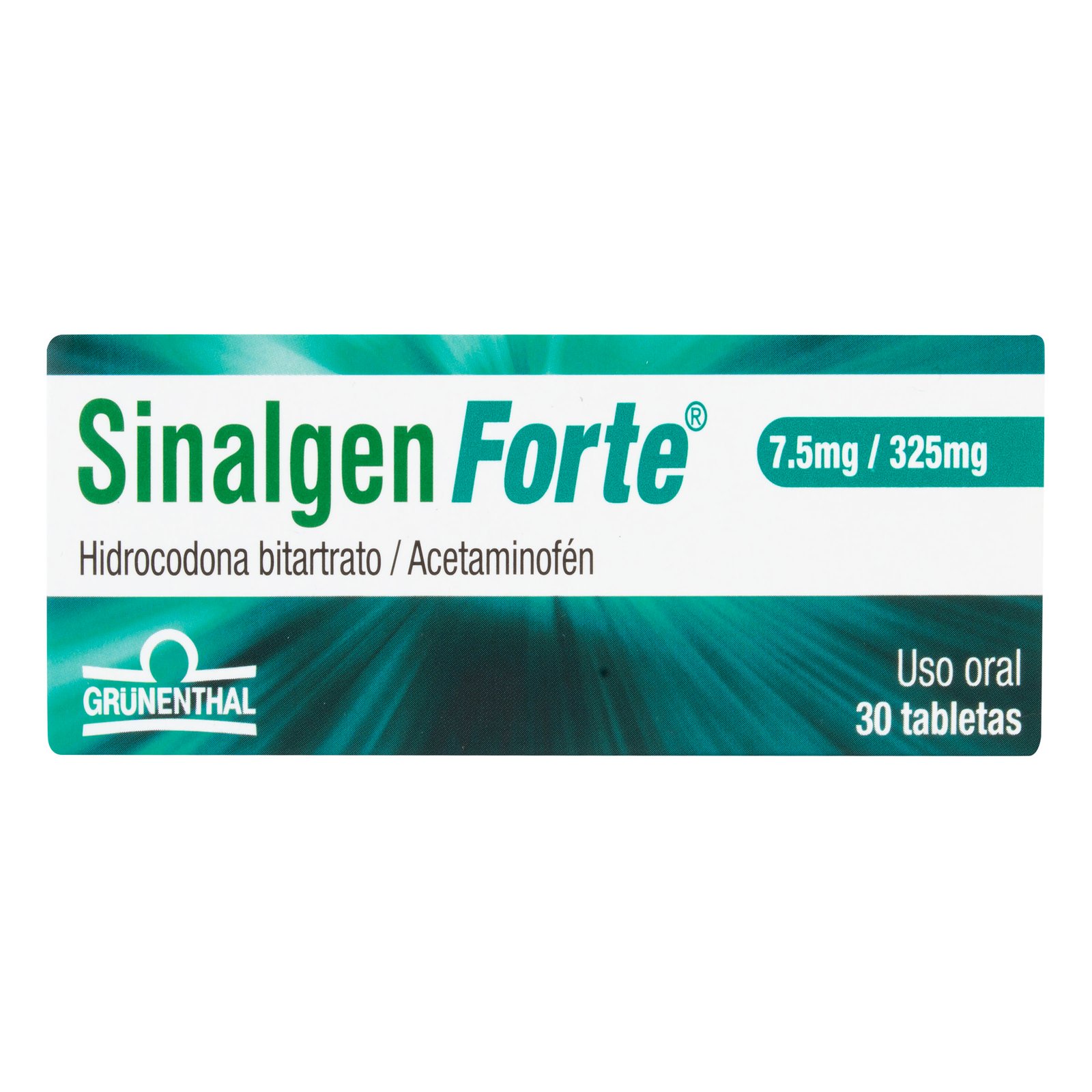 Sinalgen Forte caja x 30 tabletas