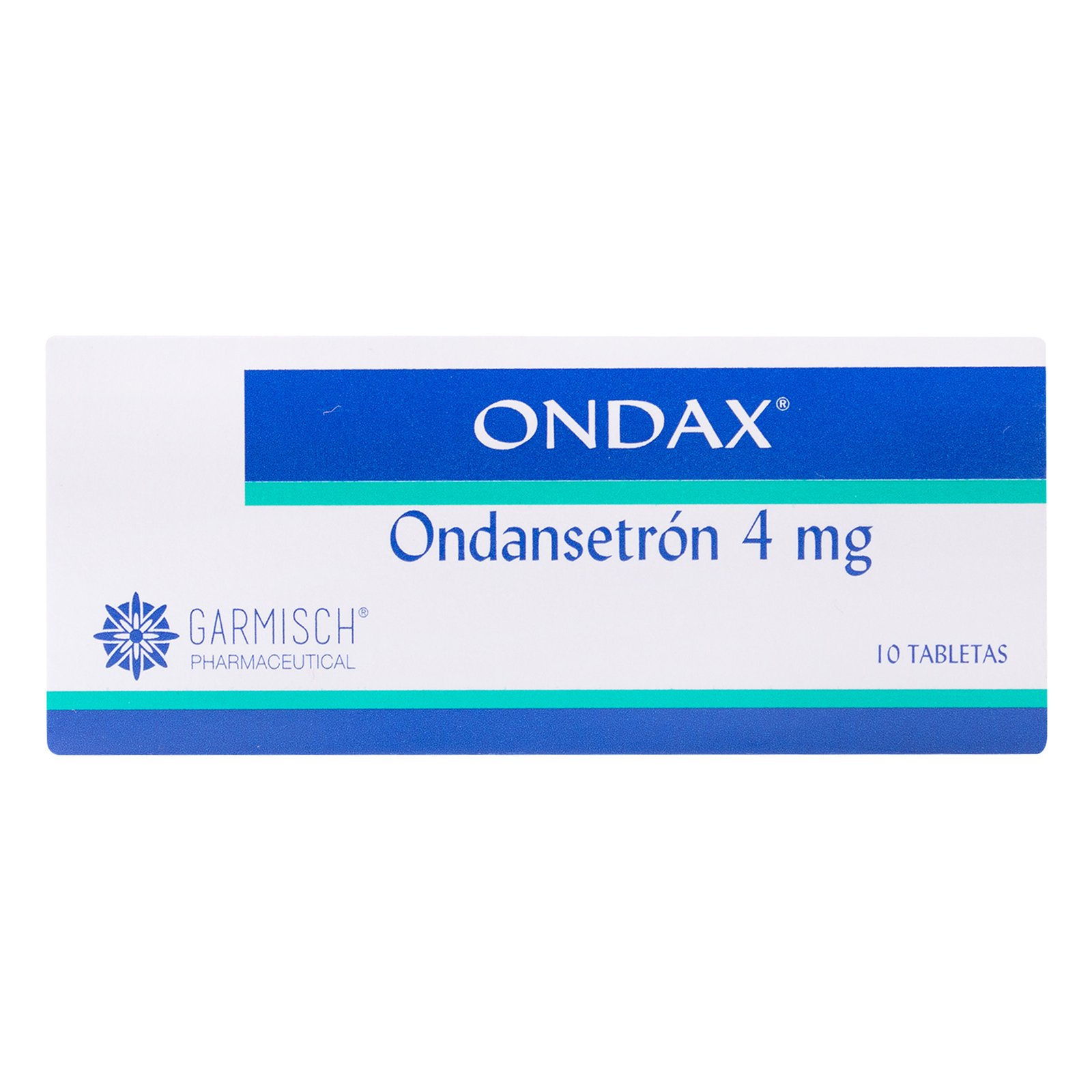 Ondax 4 mg caja x 10 tabletas